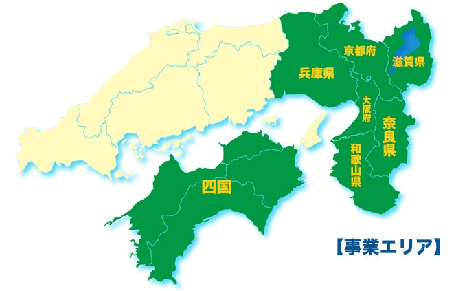 事業エリア マップ